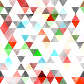 水彩马赛克背景 