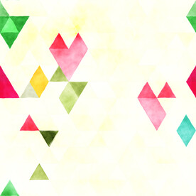 水彩马赛克背景 