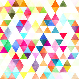 水彩马赛克背景