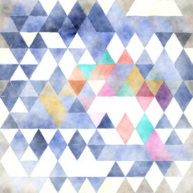 水彩马赛克背景 