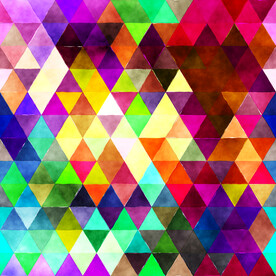 水彩马赛克背景 