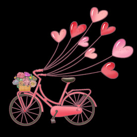 自行车告白气球