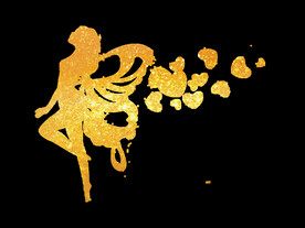 金色人物剪影 婚纱