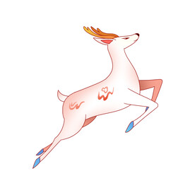 敦煌仙鹿九色鹿