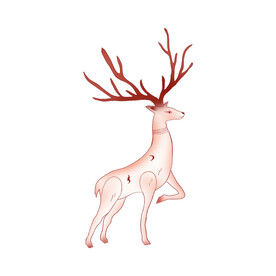 敦煌仙鹿九色鹿  