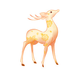 敦煌仙鹿九色鹿  