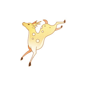 敦煌仙鹿九色鹿  
