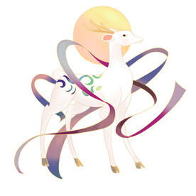 敦煌仙鹿九色鹿  