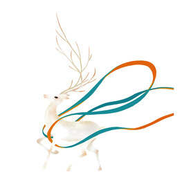 敦煌仙鹿九色鹿  