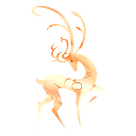 敦煌仙鹿九色鹿  