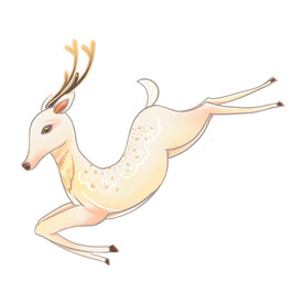 敦煌仙鹿九色鹿  