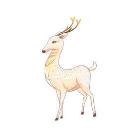 敦煌仙鹿九色鹿  