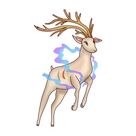 敦煌仙鹿九色鹿  