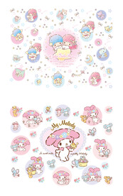 卡通男孩女孩和兔子