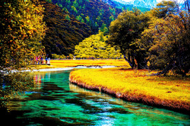 四川稻城亚丁风光