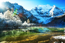 四川稻城亚丁景区