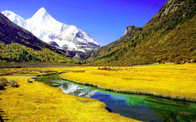 四川稻城亚丁风光