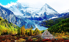 四川稻城亚丁风光