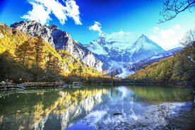 四川稻城亚丁风光