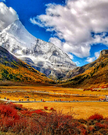 四川稻城亚丁风光