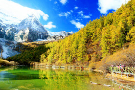 四川稻城亚丁风光