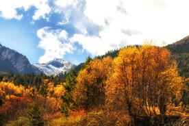 四川稻城亚丁风光