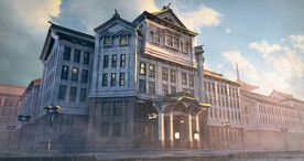 欧洲大街的楼房