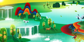 山水房地产广告 