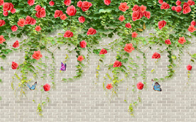 花圃花园背景墙