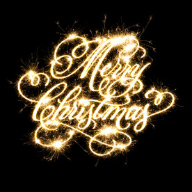 圣诞节烟花溶图