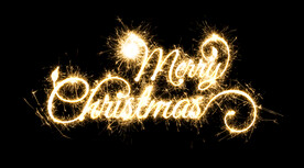 圣诞节烟花溶图