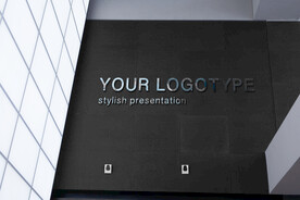 公司形象logo样机 