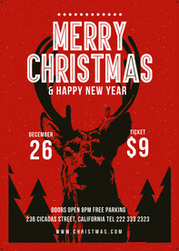 圣诞节海报 