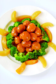 鲍汁撒尿牛肉丸