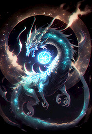 龙 奇幻 怪物 炫酷 背景图 