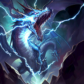 龙 奇幻 怪物 炫酷 背景图 