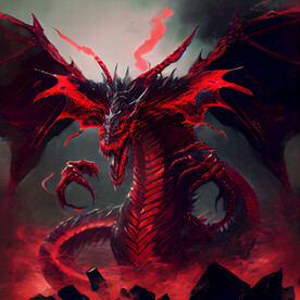 龙 奇幻 怪物 炫酷 背景图 