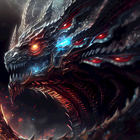 龙 奇幻 怪物 炫酷 背景图 