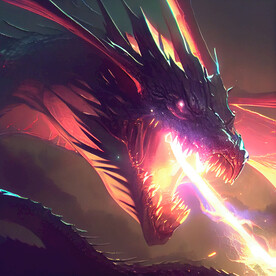 龙 奇幻 怪物 炫酷 背景图 