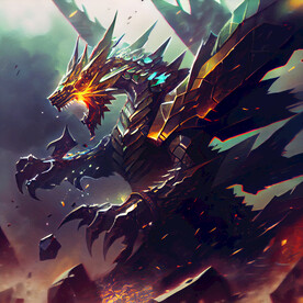 龙 奇幻 怪物 炫酷 背景图 