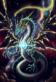 龙 奇幻 怪物 炫酷 背景图 