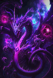 龙 奇幻 怪物 炫酷 背景图 