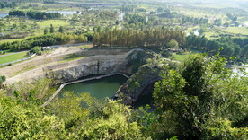 远眺辰山植物园