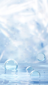 泡泡水纹背景