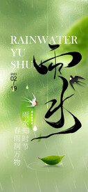  雨水海报