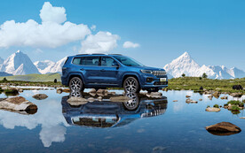 蓝色JEEP大指挥官实景展示