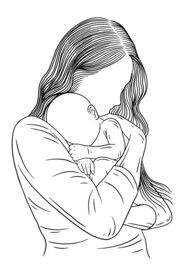 母爱插画