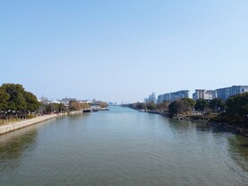 苏州护城河景色
