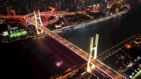 上海南浦大桥夜景