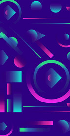 彩色几何渐变光流背景